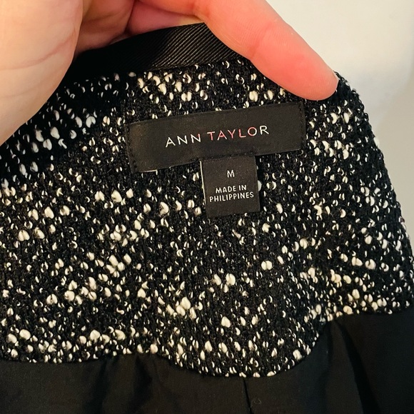 Ann Taylor Tweed Bomber Jacket - Picture 7 of 8